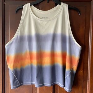 Athleta Shanti Printed Crop Tank Womens
2X Multicolor Powervita UPF 50+, 3X